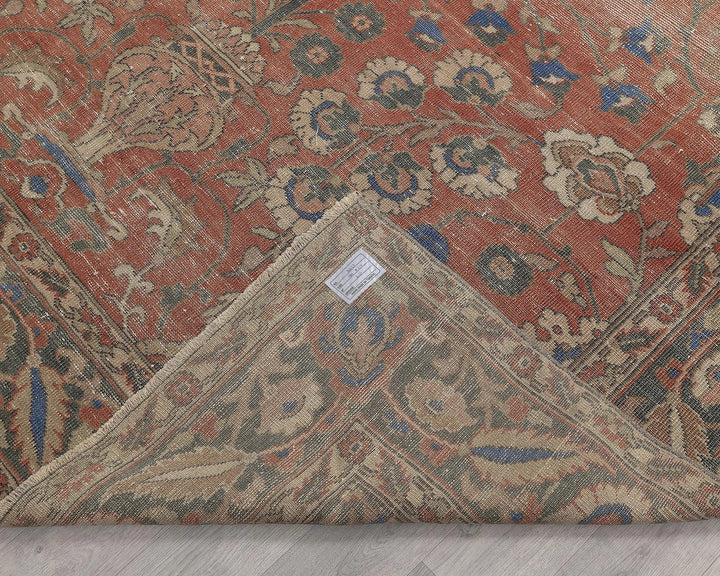 Multicolor Turkish Oushak Rug 6'11" x 9'9" Hand-Knotted | No. VR24306