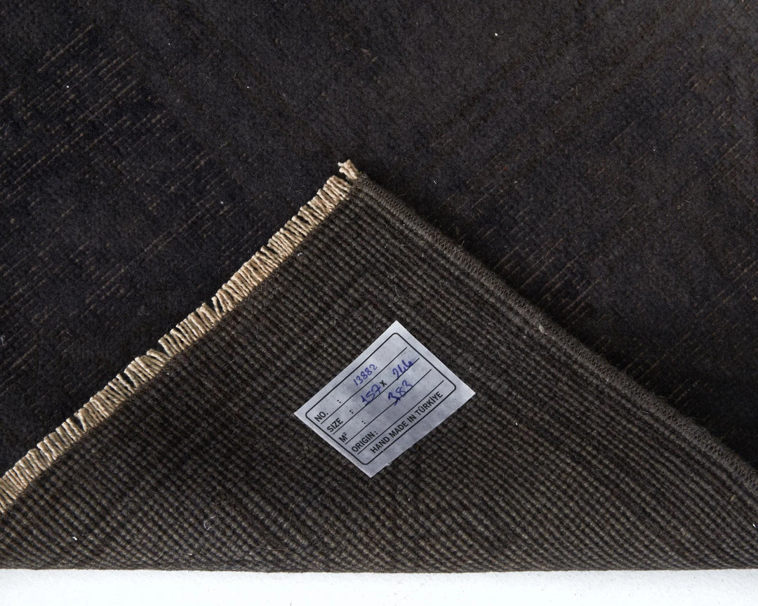 Black Oushak Rug 5' 1" x 8' | No. VR24405