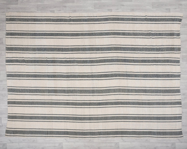 Multicolor Turkish Kilim Rug 7' 9" x 9' 11" Flat-Weave | No. VR24478
