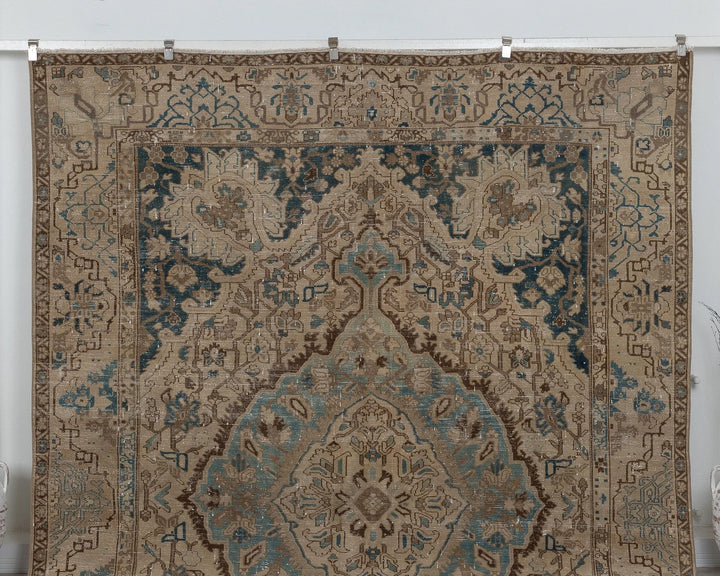 Multicolor Turkish Oushak Rug 8'6" x 11'4" Hand-Knotted view