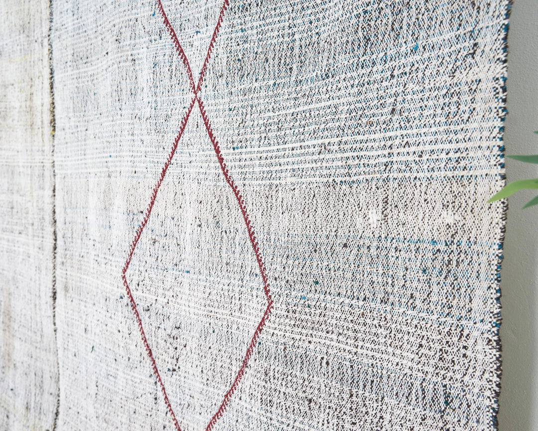 Gray Kilim Rug 7' 5" x 8' 5" | No. VR24580