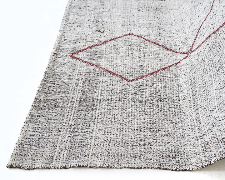 Gray Kilim Rug 7' 5" x 8' 5" | No. VR24580