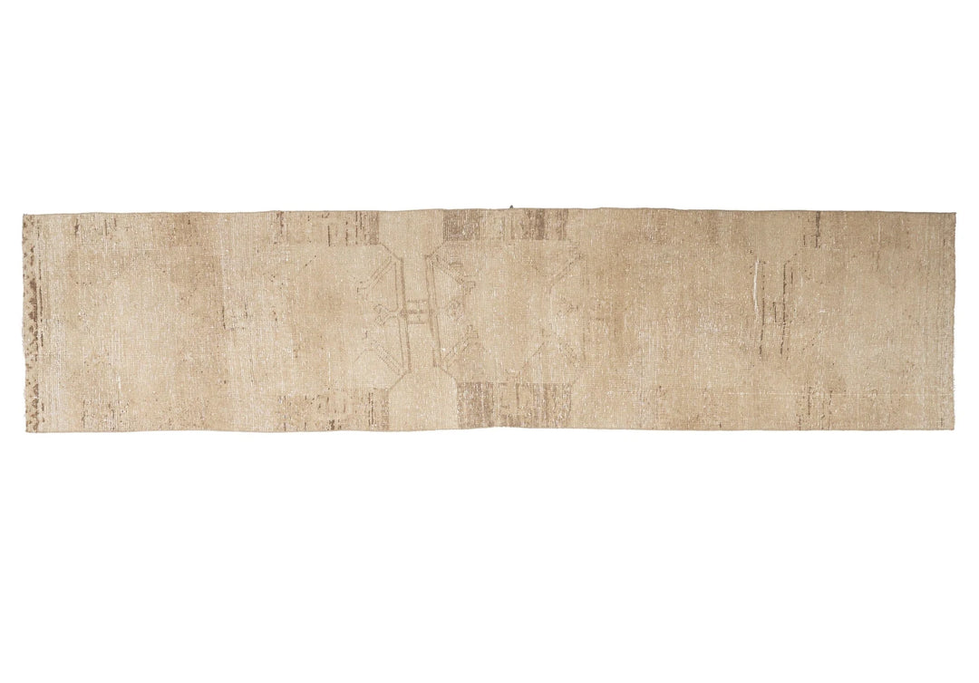 Multicolor Turkish Oushak Rug 2'10" x 11'2" Hand-Knotted | No. VR24638