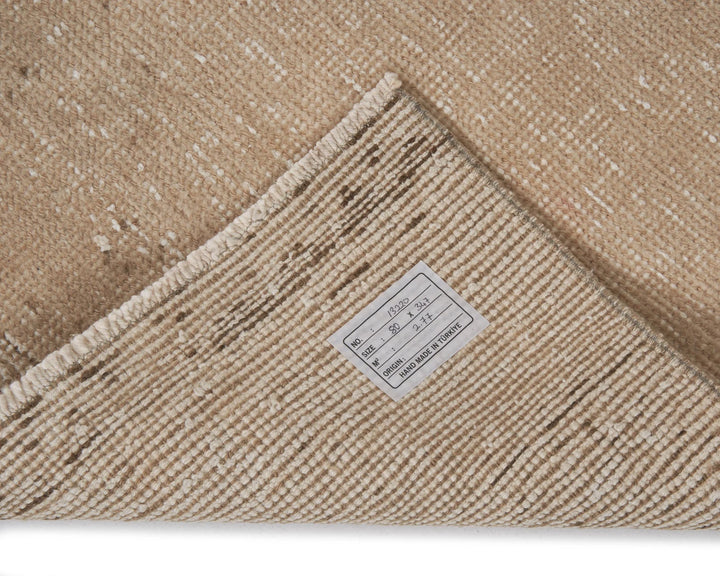 Multicolor Turkish Oushak Rug 2'10" x 11'2" Hand-Knotted | No. VR24638