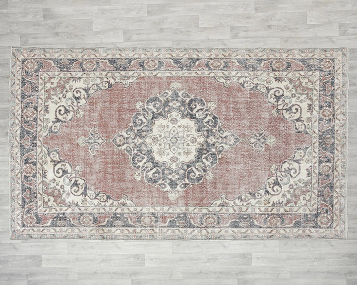 Multicolor Turkish Oushak Rug 6' 4" x 10' 5" Hand-Knotted view 9