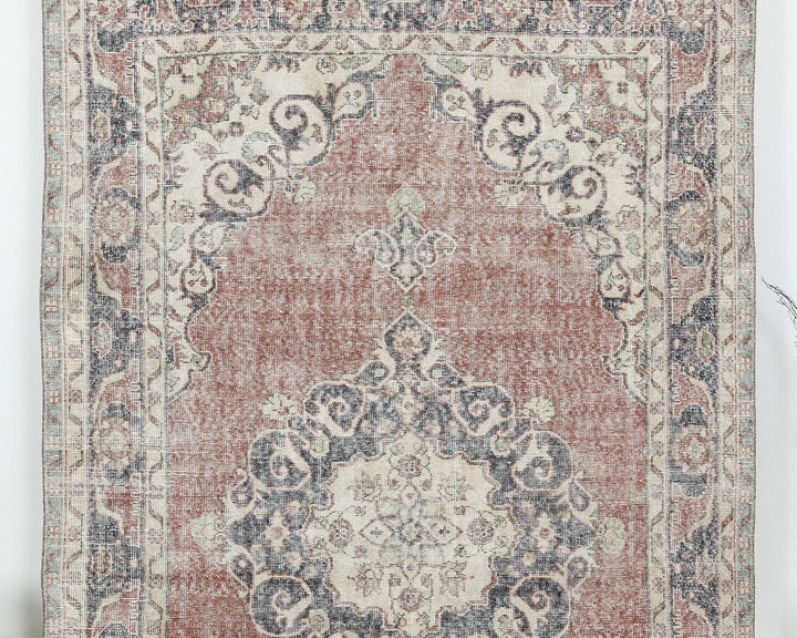Multicolor Turkish Oushak Rug 6' 4" x 10' 5" Hand-Knotted view