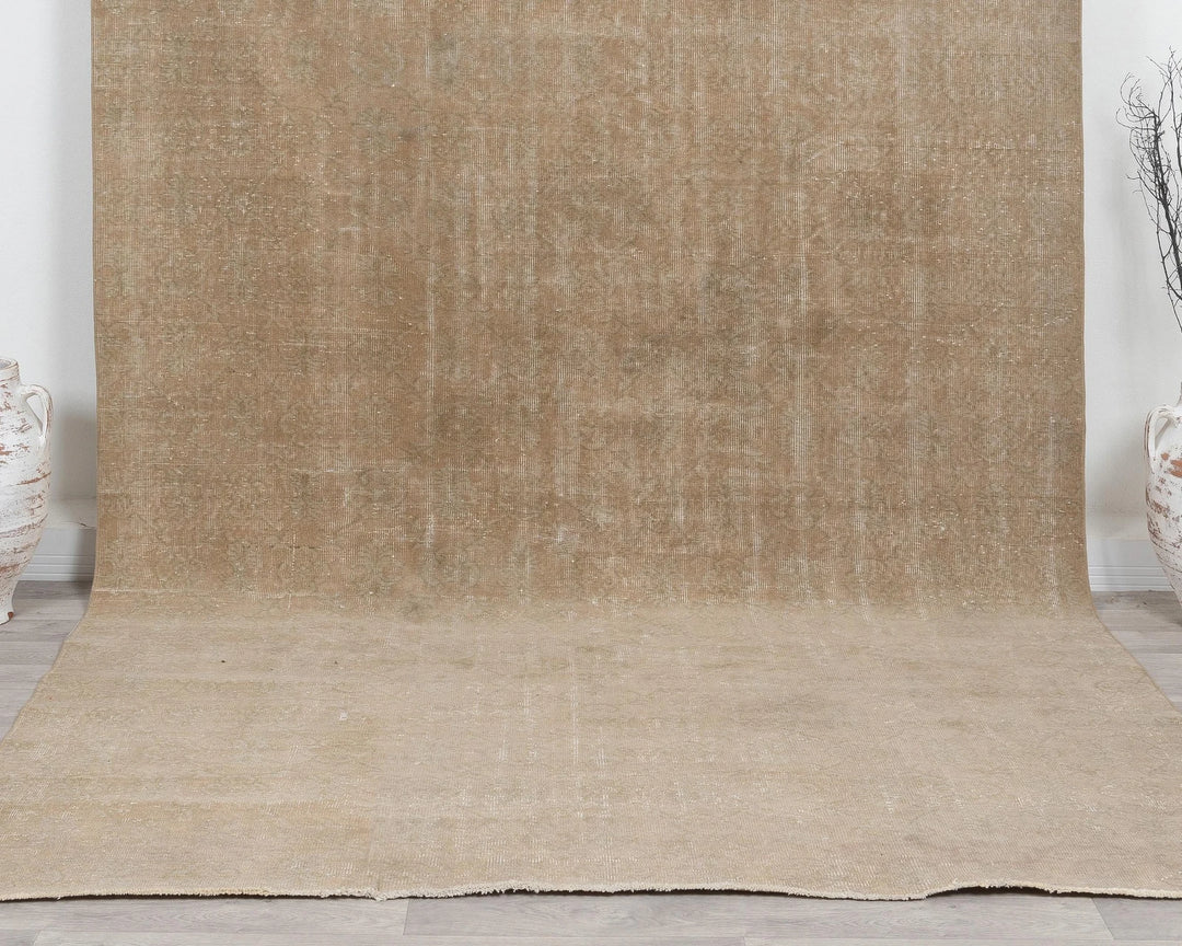 Multicolor Turkish Oushak Rug 7' x 11' Hand-Knotted | No. VR24674