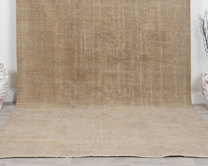 Multicolor Turkish Oushak Rug 7' x 11' Hand-Knotted | No. VR24674