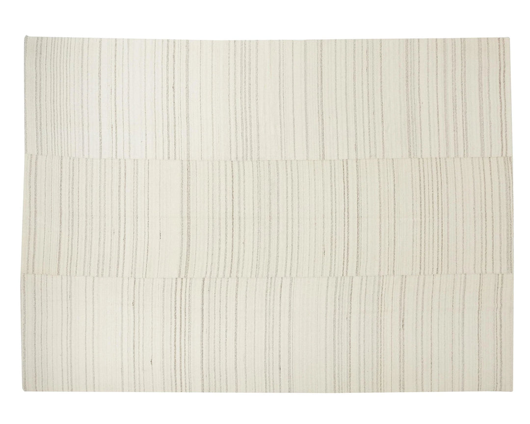 Beige Turkish Kilim Rug 10' x 13'6" Flat-Weave | No. VR24679