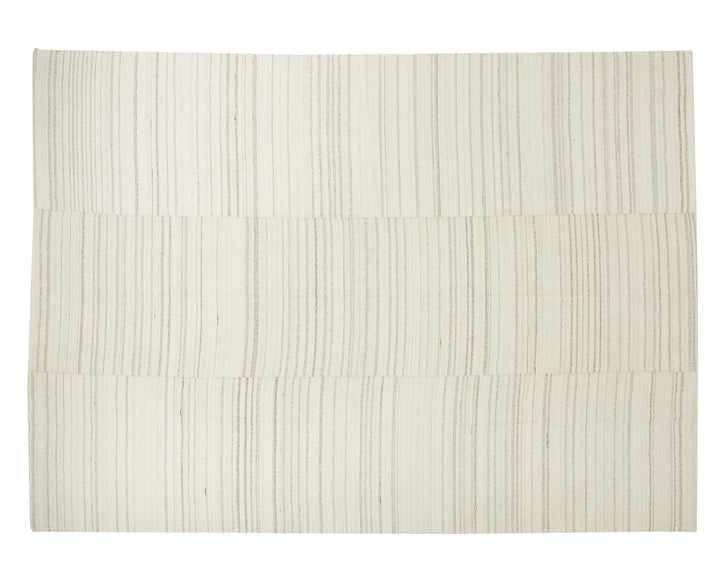 Beige Turkish Kilim Rug 10' x 13'6" Flat-Weave | No. VR24679