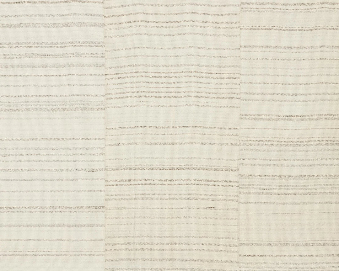 Beige Turkish Kilim Rug 10' x 13'6" Flat-Weave | No. VR24679