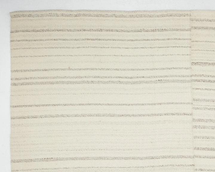 Beige Turkish Kilim Rug 10' x 13'6" Flat-Weave | No. VR24679