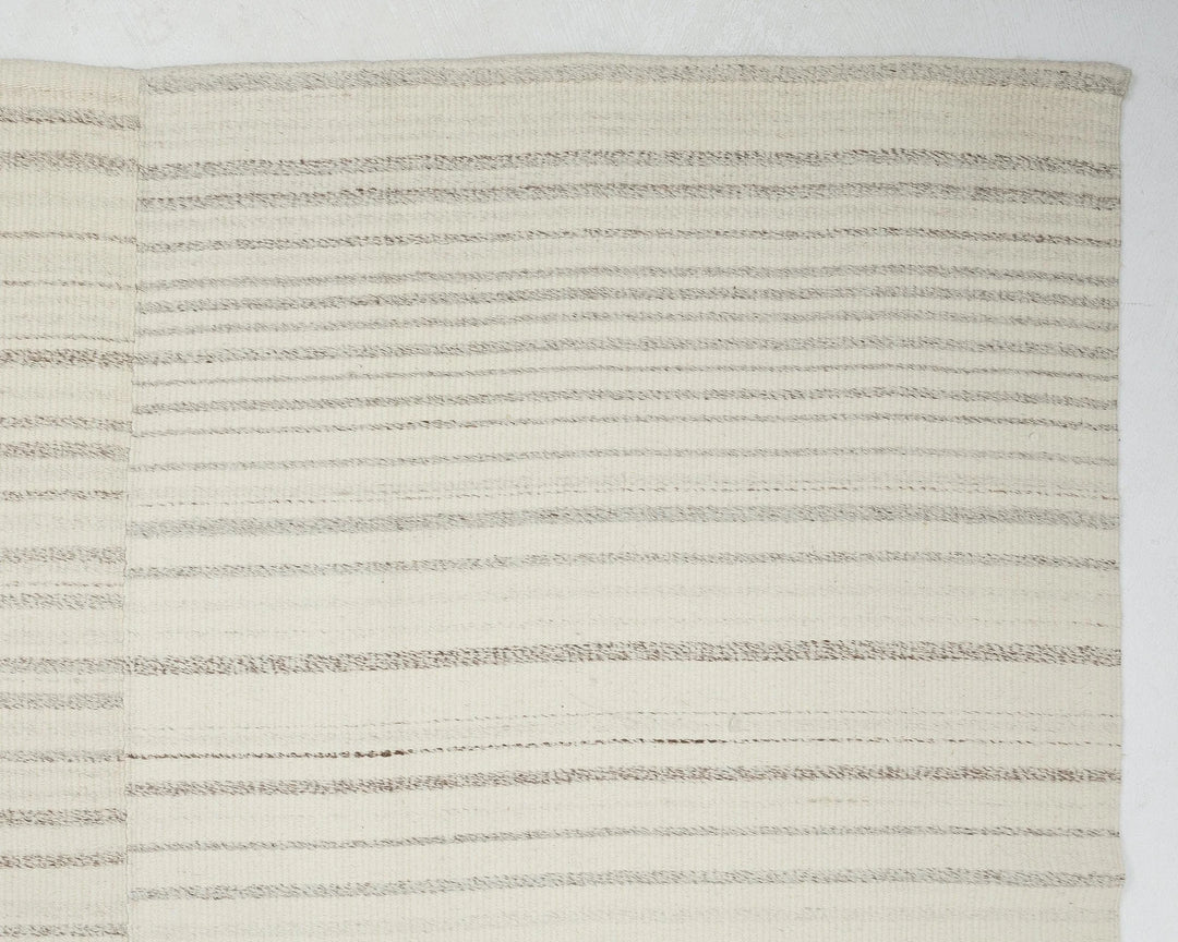 Beige Turkish Kilim Rug 10' x 13'6" Flat-Weave | No. VR24679