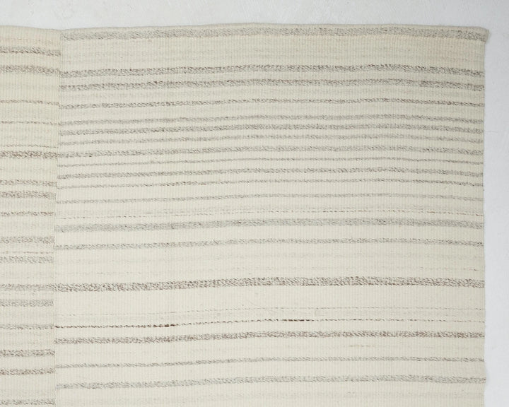Beige Turkish Kilim Rug 10' x 13'6" Flat-Weave | No. VR24679
