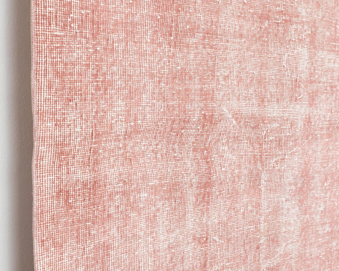 Pink Turkish Oushak Rug 6'6" x 10'2" Hand-Knotted | No. VR24862