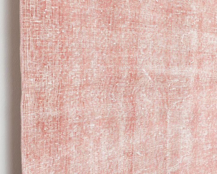 Pink Turkish Oushak Rug 6'6" x 10'2" Hand-Knotted | No. VR24862