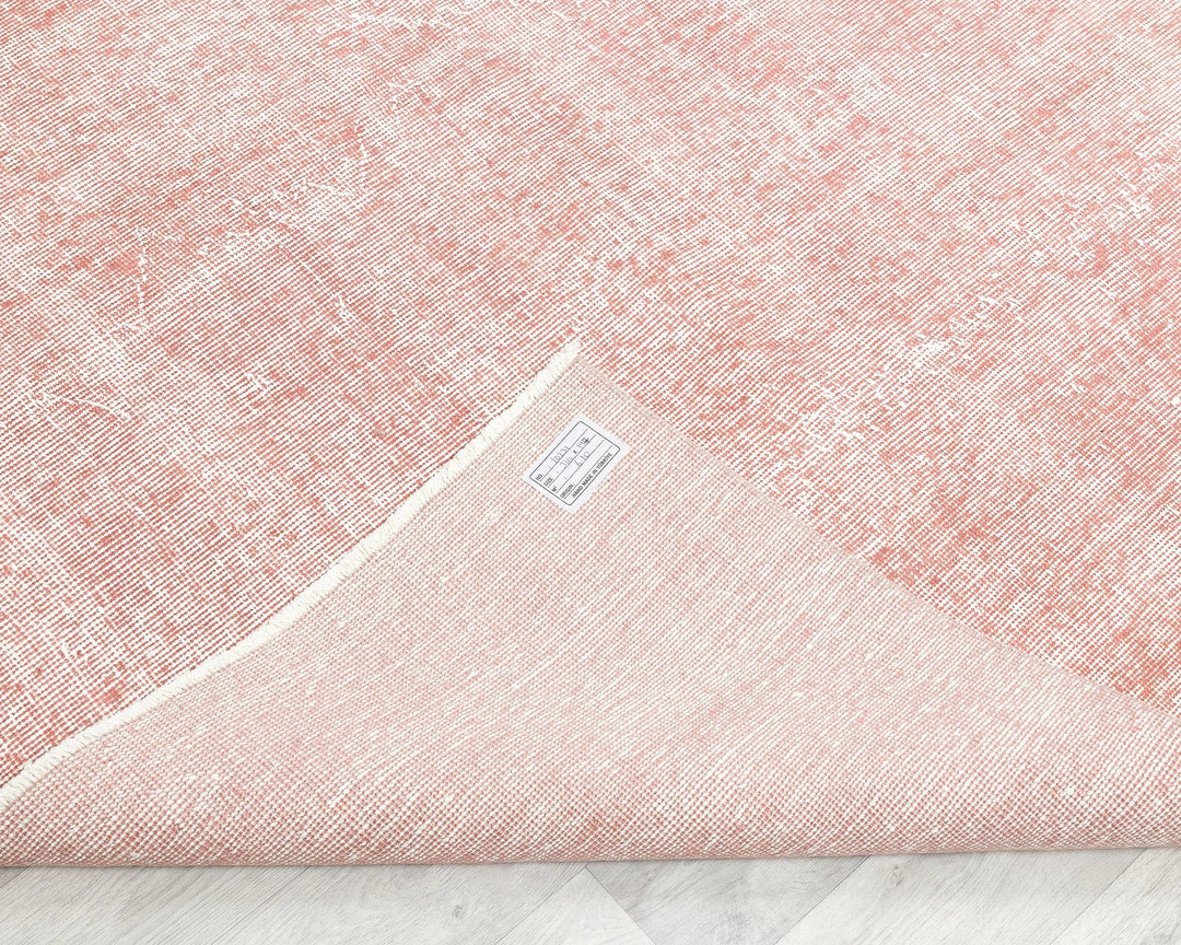 Pink Turkish Oushak Rug 6'6" x 10'2" Hand-Knotted | No. VR24862