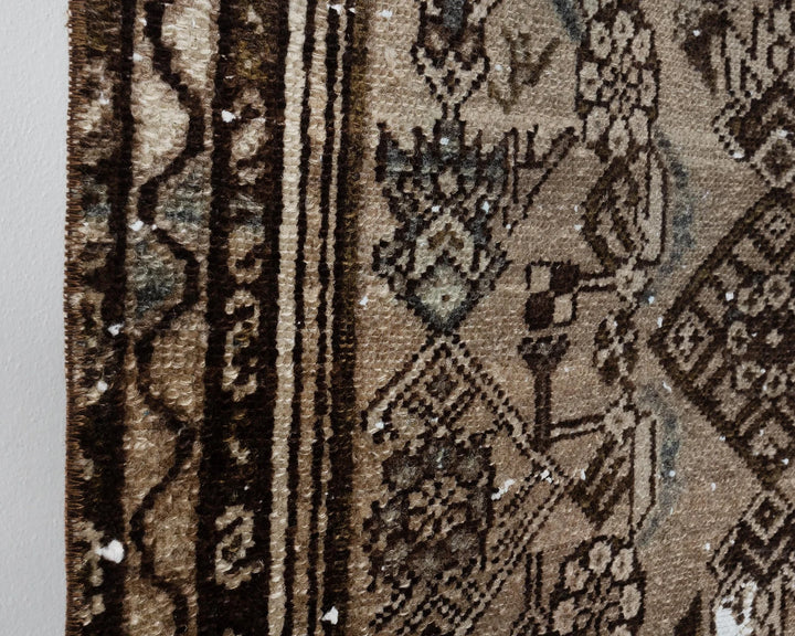 Multicolor Turkish Oushak Rug 2'7" x 10'1" Hand-Knotted | No. VR24959