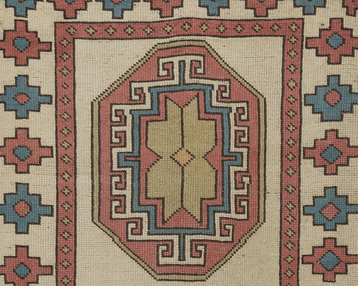 Gray Turkish Oushak Rug 3' 3" x 8' Hand-Knotted | No. VR25055