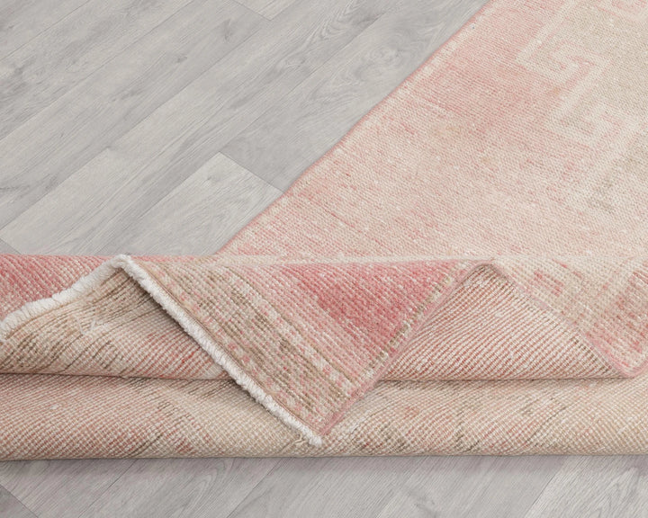 Multicolor Turkish Oushak Rug 2'11" x 10'5" Hand-Knotted | No. VR25083