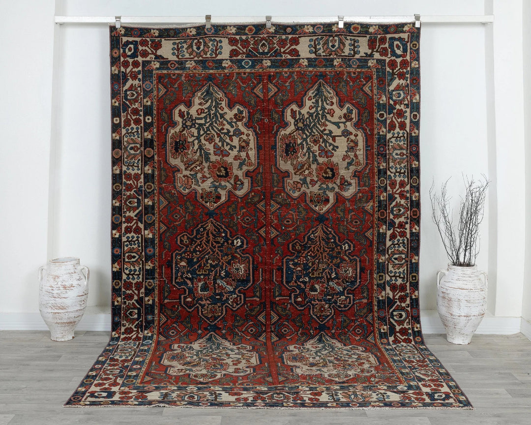Red Oushak Rug 6' 11" x 10' 3" | No. VR25677
