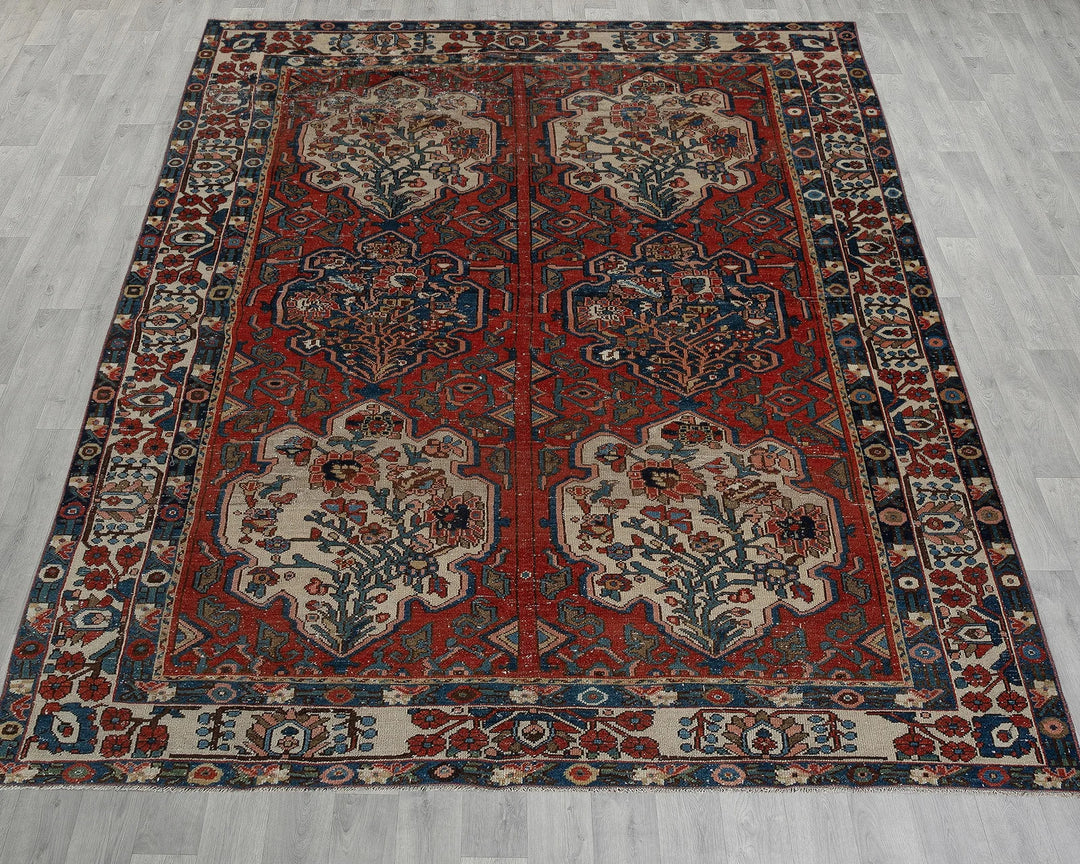Red Oushak Rug 6' 11" x 10' 3" | No. VR25677