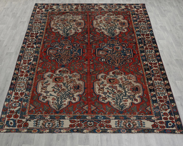 Red Oushak Rug 6' 11" x 10' 3" | No. VR25677