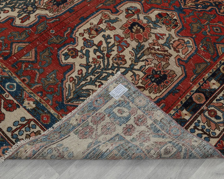 Red Oushak Rug 6' 11" x 10' 3" | No. VR25677