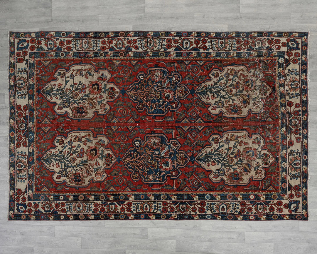 Red Oushak Rug 6' 11" x 10' 3" | No. VR25677