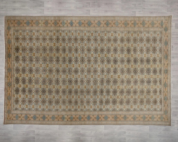 Multicolor Turkish Oushak Rug 8' 2" x 11' 11" Hand-Knotted | No. VR25680
