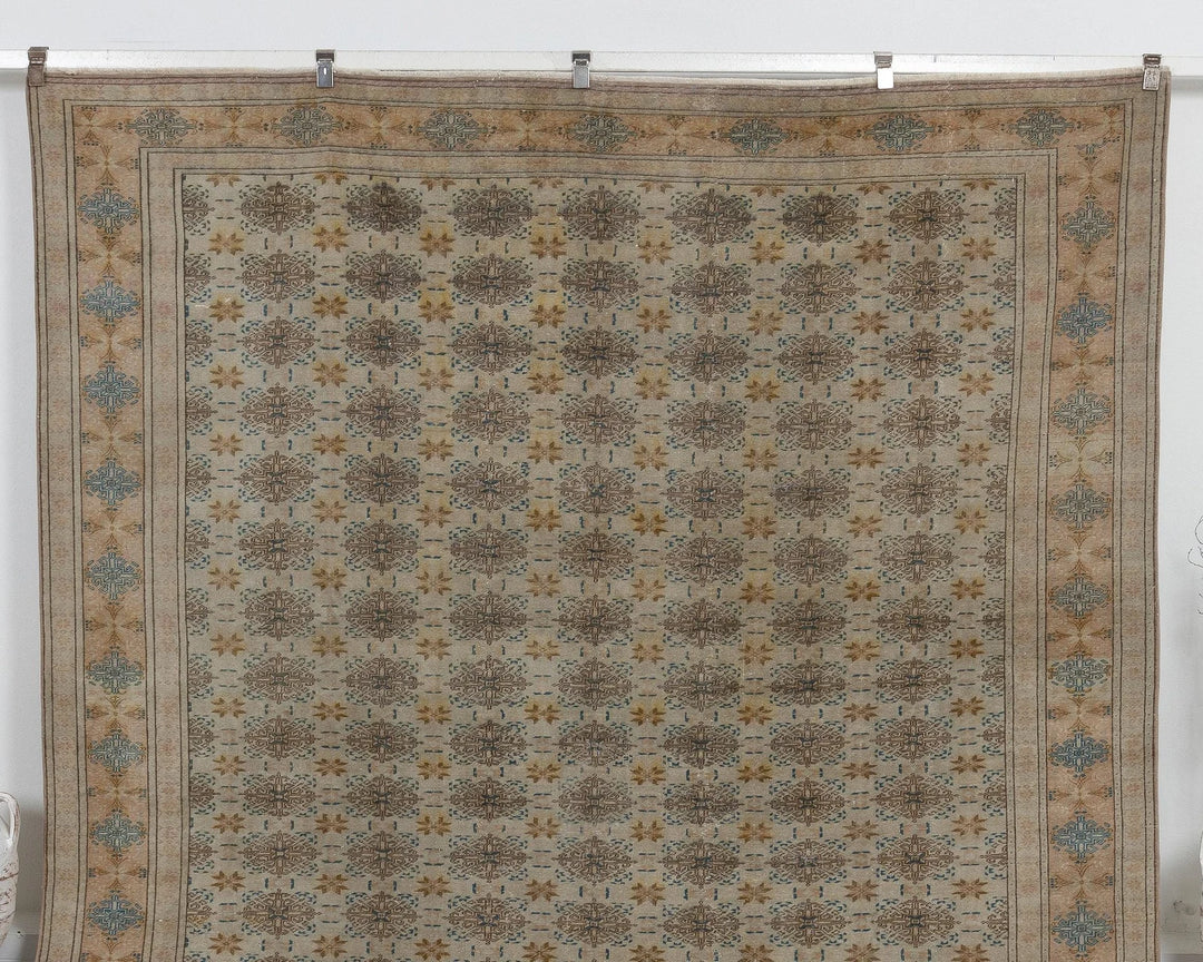 Multicolor Turkish Oushak Rug 8' 2" x 11' 11" Hand-Knotted | No. VR25680