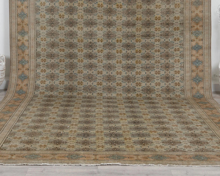 Multicolor Turkish Oushak Rug 8' 2" x 11' 11" Hand-Knotted | No. VR25680