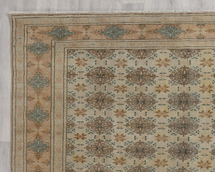 Multicolor Turkish Oushak Rug 8' 2" x 11' 11" Hand-Knotted | No. VR25680