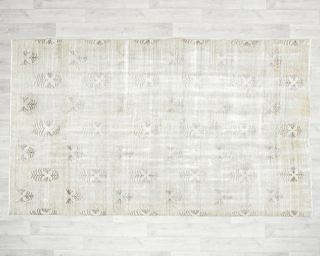 Multicolor Turkish Oushak Rug 5' x 8' 4" Hand-Knotted | No. VR25804