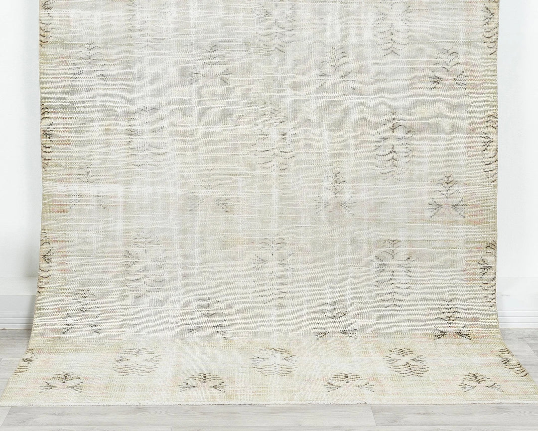 Multicolor Turkish Oushak Rug 5' x 8' 4" Hand-Knotted | No. VR25804