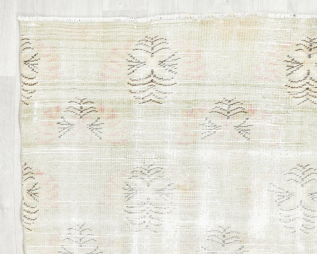 Multicolor Turkish Oushak Rug 5' x 8' 4" Hand-Knotted | No. VR25804