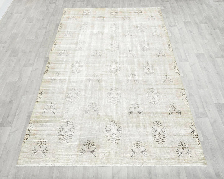 Multicolor Turkish Oushak Rug 5' x 8' 4" Hand-Knotted | No. VR25804