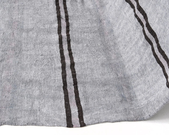 Blue Turkish Kilim Rug 5' 7" x 8' 5" Flat-Weave | No. VR25836