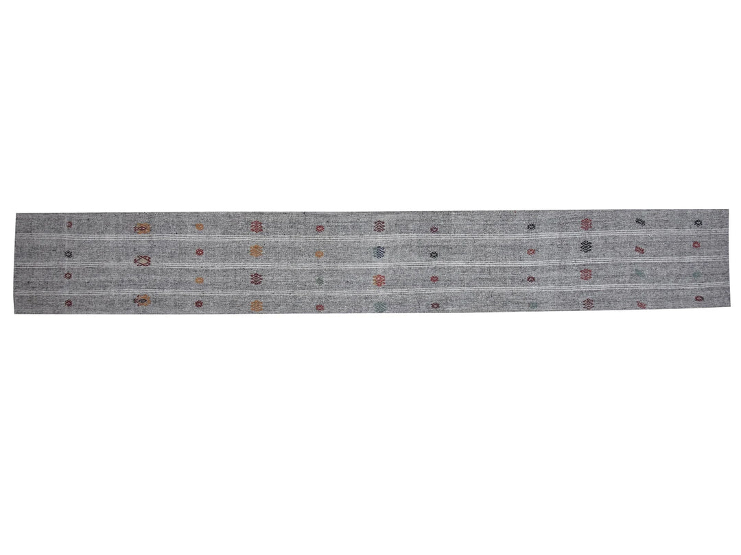 Multicolor Turkish Kilim Rug 2' 1" x 28' 4" Flat-Weave | No. VR25895