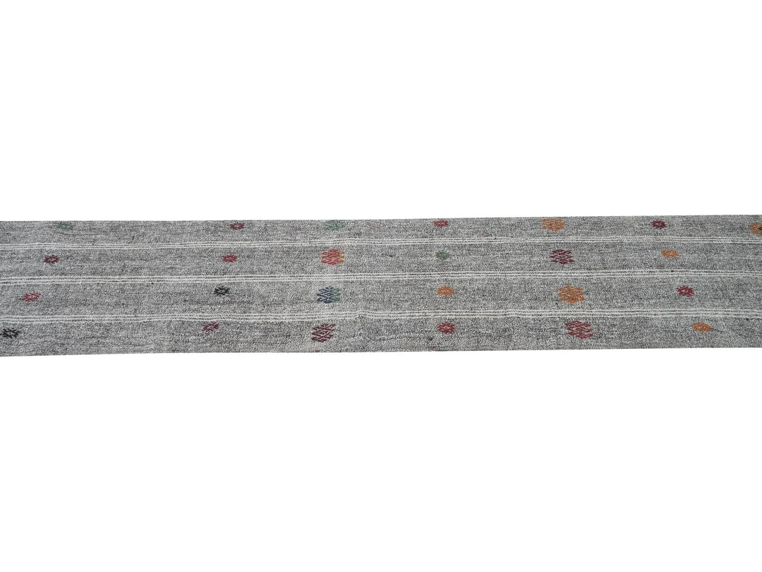 Multicolor Turkish Kilim Rug 2' 1" x 28' 4" Flat-Weave | No. VR25895