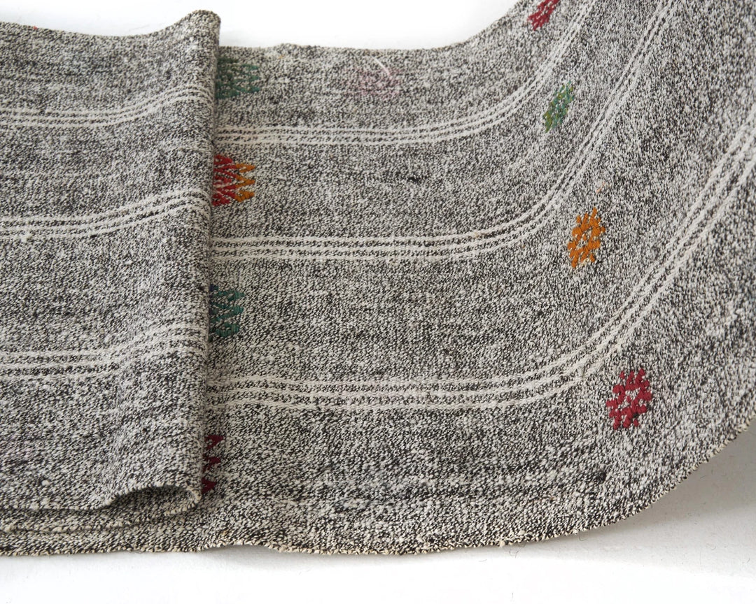 Multicolor Turkish Kilim Rug 2' 1" x 28' 4" Flat-Weave | No. VR25895