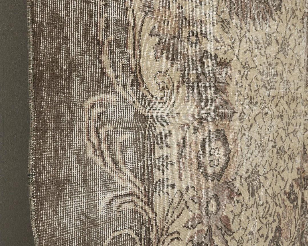 Multicolor Turkish Oushak Rug 7' 1" x 10' Hand-Knotted | No. VR25995