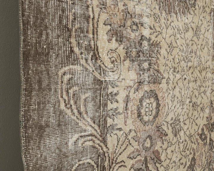 Multicolor Turkish Oushak Rug 7' 1" x 10' Hand-Knotted | No. VR25995
