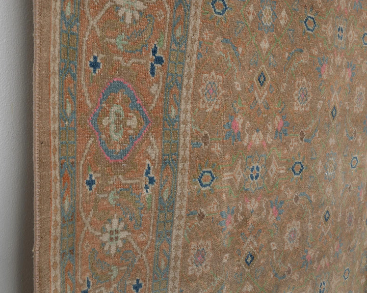 Multicolor Turkish Oushak Rug 6'11" x 9'10" Hand-Knotted | No. VR25997