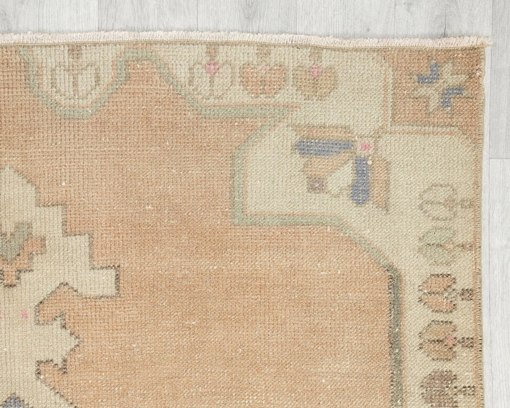 Multicolor Turkish Oushak Rug 7' 5" x 3' 9" Hand-Knotted | No. VR26101