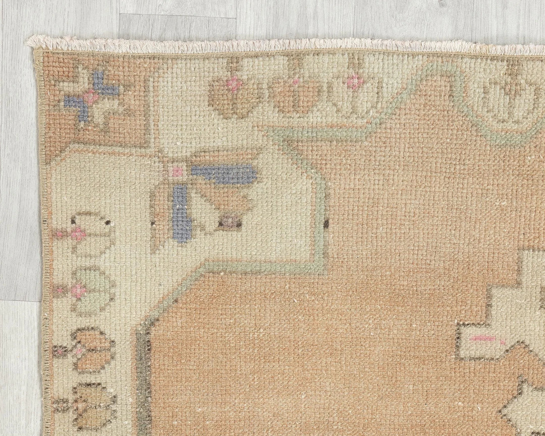 Multicolor Turkish Oushak Rug 7' 5" x 3' 9" Hand-Knotted | No. VR26101