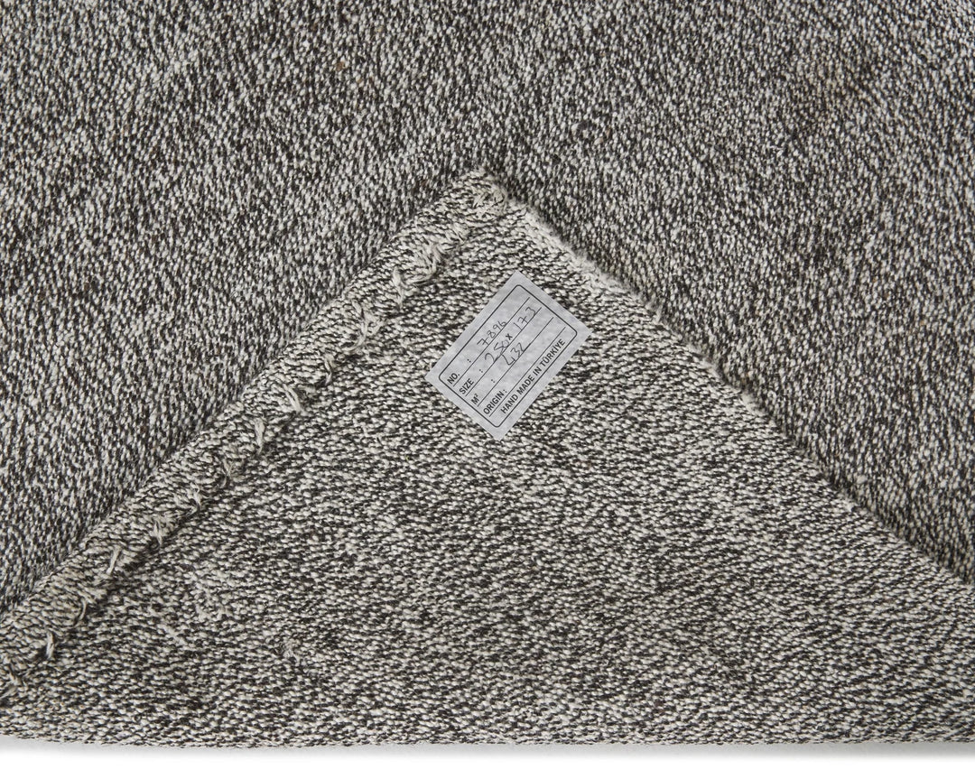 Gray Turkish Kilim Rug 8' 2" x 5' 8" Flat-Weave | No. VR26123