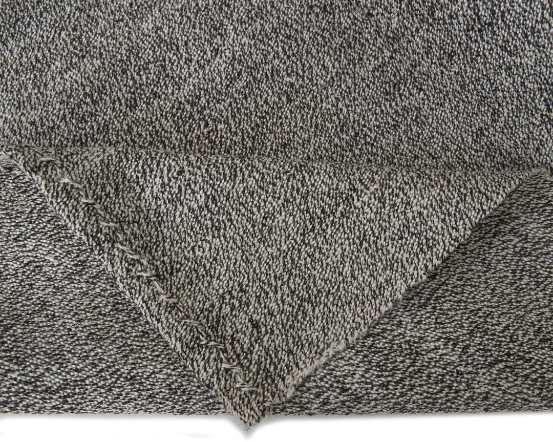 Gray Turkish Kilim Rug 8' 2" x 5' 8" Flat-Weave | No. VR26123