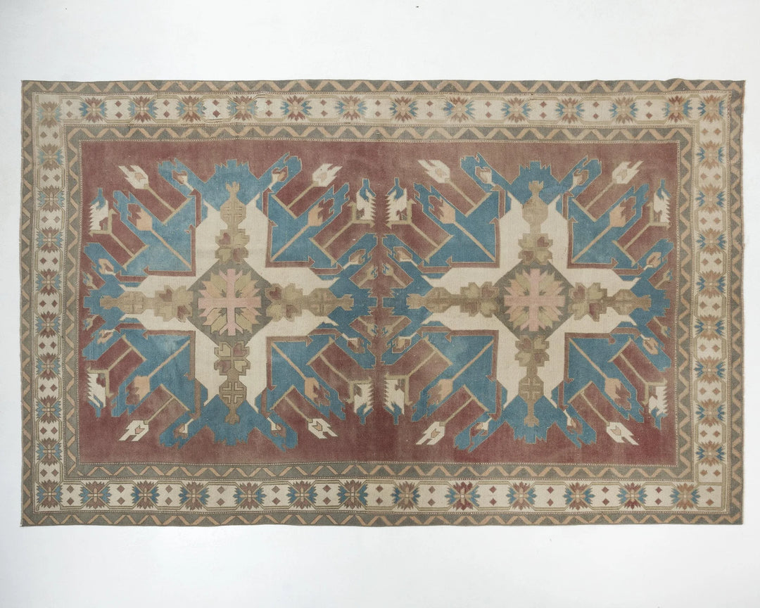 Multicolor Turkish Oushak Rug 8' 2" x 12' 4" Hand-Knotted | No. VR26139