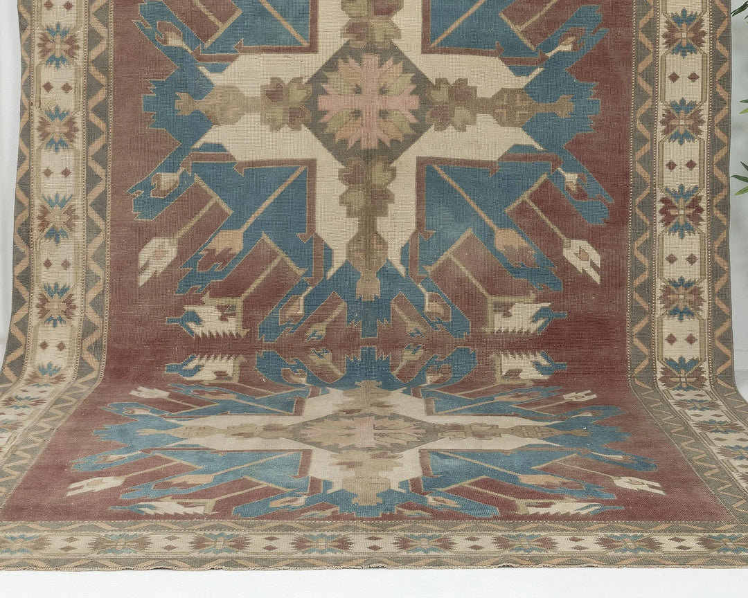Multicolor Turkish Oushak Rug 8' 2" x 12' 4" Hand-Knotted | No. VR26139